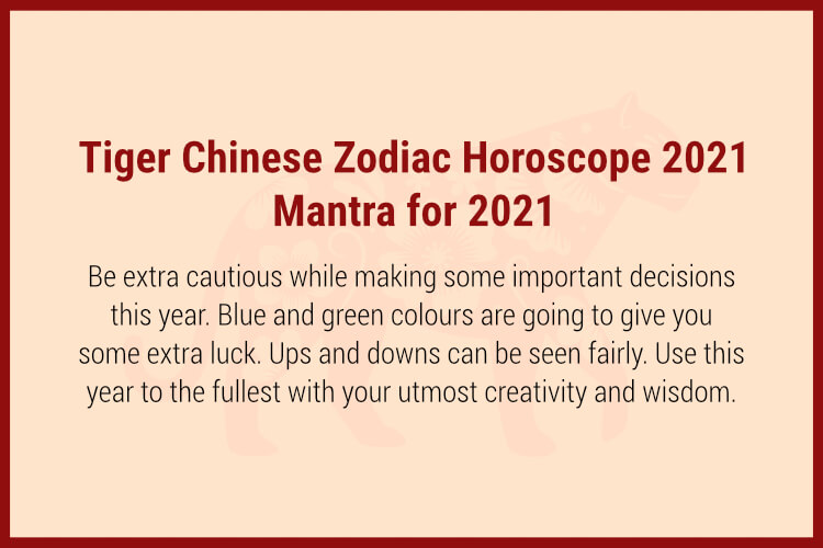 Chinese Horoscope 2021 Tiger Chinese Horoscope 2021 Tiger